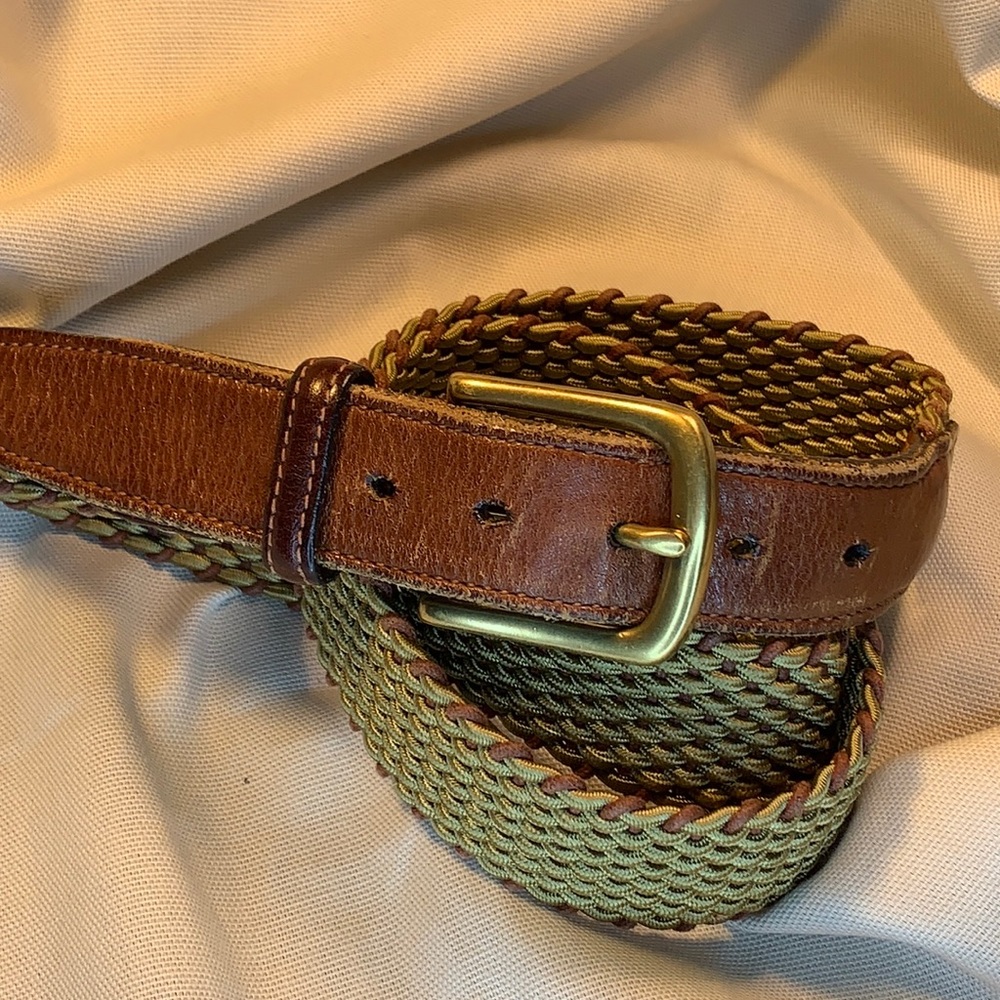Trafalgar made in USA 🇺🇸 leather/stretch belt